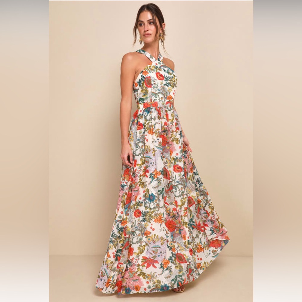Lulus floral maxi